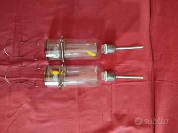 Coppia di Beverini criceti da 250 ml in vetro 