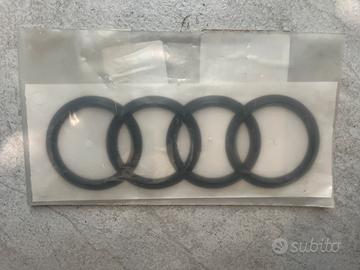 Badge logo audi nero originale nuovo