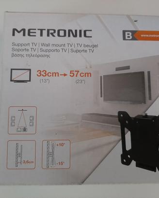 SUPPORTO TV LED-LCD a parete inclinabile 33-57 cm