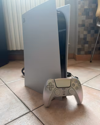 Ps5 slim  + Controller DualSense Sterling Silver