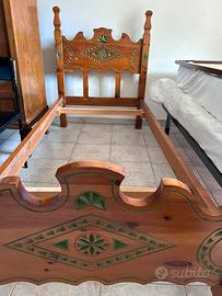 Letto singolo stile montagna