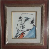 Ritratto. Opera originale di Mino Maccari