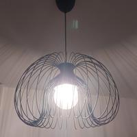 Lampadario a sospensione struttura in metallo