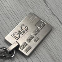 Collana D&G Credit Card Argento