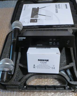 radiomicrofono shure qlxd sm58