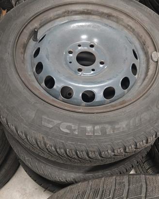 KIT CERCHI IN FERRO E PNEUMATICI 175/65/14 FIAT 50