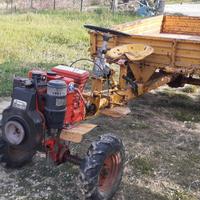 Motozappa/motocoltivatore lombardini + rimiorchio