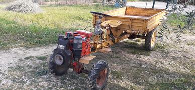 Motozappa/motocoltivatore lombardini + rimiorchio