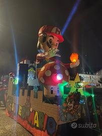 Carro allegorico carnevale Super Mario
