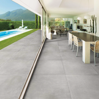 Piastrelle 100x100 Gres P. eff Cemento 1°Scelta