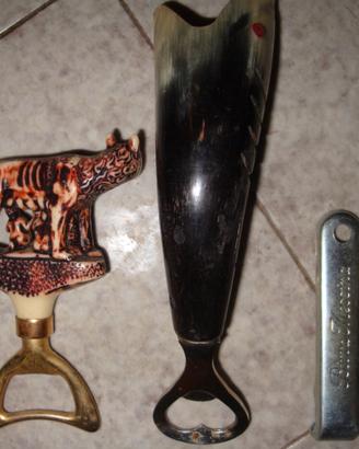 Apribottiglie da collezione vintage rarissimi