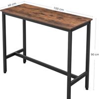 7 Tavoli alto bar pub fiere ingresso legno vasagle