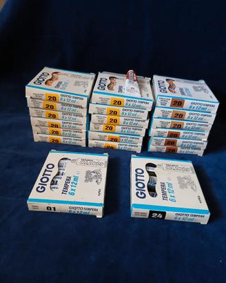 Lotto 20 confezioni tempere Giotto 12 ml (120 tube