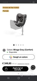 seggiolino auto cybex sirona t-i size