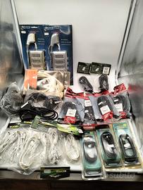 Cavi cablaggi audio video e VHS varie