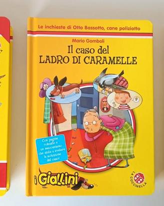 3 libri collana "Le inchieste di Otto bassotto"
