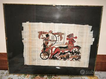 Tris di quadri tema Egitto