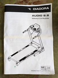 Tapis roulant Diadora modello "AUDIO 8.8"