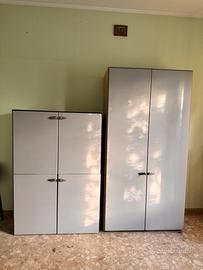 Armadi Mascagni grigio 6 ante ufficio casa no ikea