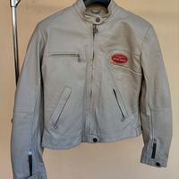 Giubbotto in pelle "Moto Guzzi" da donna