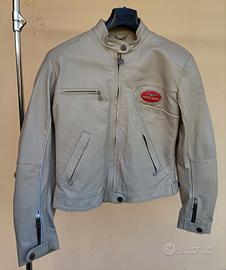 Giubbotto in pelle "Moto Guzzi" da donna