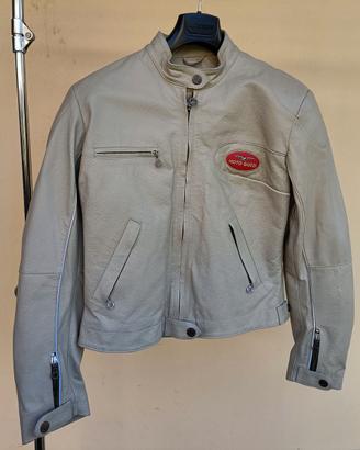 Giubbotto in pelle "Moto Guzzi" da donna