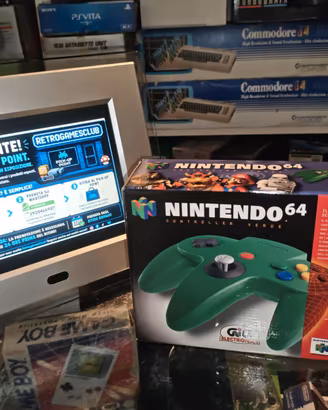 Joypad - Controller per Nintendo 64, verde, GiG
