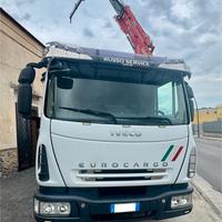 Iveco Eurocargo 75e16 ribaltabile e gru Benelli 60
