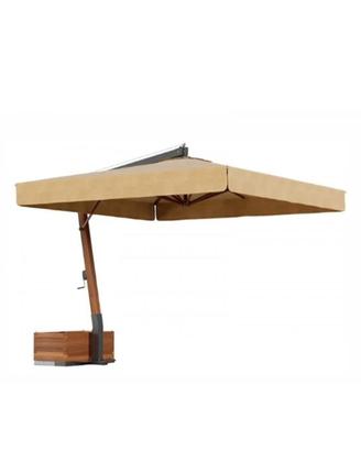 Ombrellone in legno bianco 4m.x4m