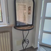 Specchio con tavolino ingresso 