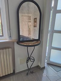 Specchio con tavolino ingresso 