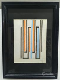 SIEP VAN DEN BERG quadro tecnica mista su carta