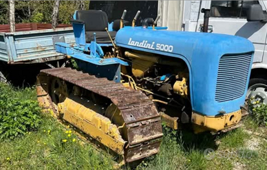 Trattore 1998 Landini 500 con carrello