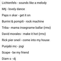 Blocco vinili misto mix Tech & House