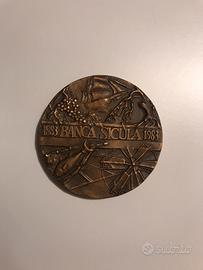 Medaglia centenario Banca Sicula