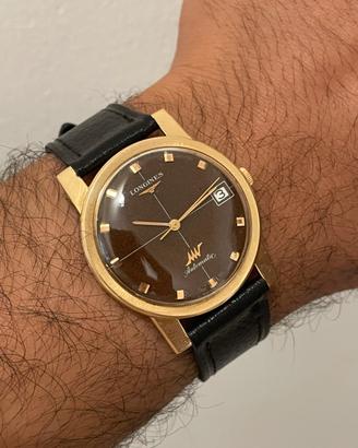 Longines UltraCrhon in oro 18k Tropic Dial