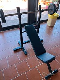 Panca Inclinabile Corength + Bilanciere + Dischi 2