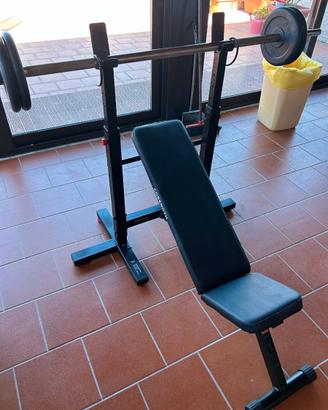 Panca Inclinabile Corength + Bilanciere + Dischi 2