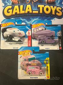 Lotto 3x Hotwheels macchinine modellini mattel