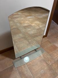 Specchio con mensola