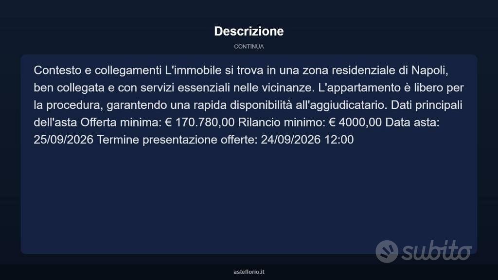 Appartamento – Napoli, Vesuvio De Meis, Municipalità 6 - Vista 4