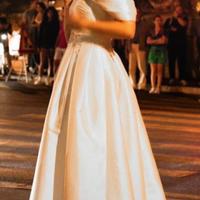 Abito da sposa mikado