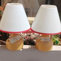 Due lampade in plastica