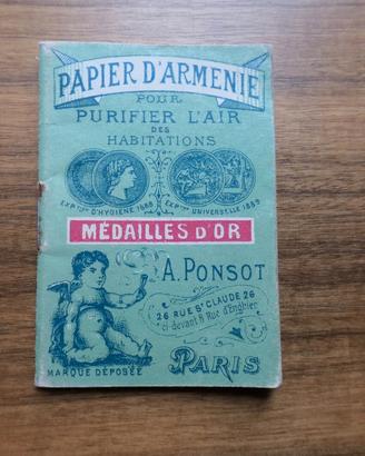 Carta D'Armenia Cartine Purificatrici Aria fine800