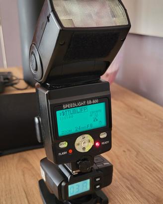 Nikon Speedlight SB-800 + Godox X1r-N
