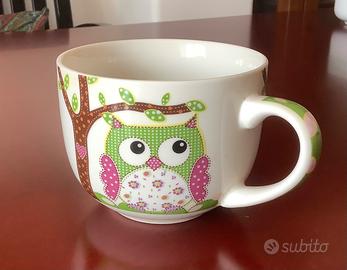 Tazza Montemaggi con gufetti