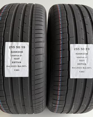 2 GOMME 255 50 19 HANKOOK A1383