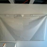 Telo bianco per proittore 220x125