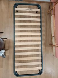 Rete Ortopedica in Metallo con Doghe in  Legno