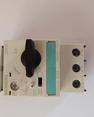 SIEMENS SIRIUS 3RV1021-1CA10 Salvamotore Automatic